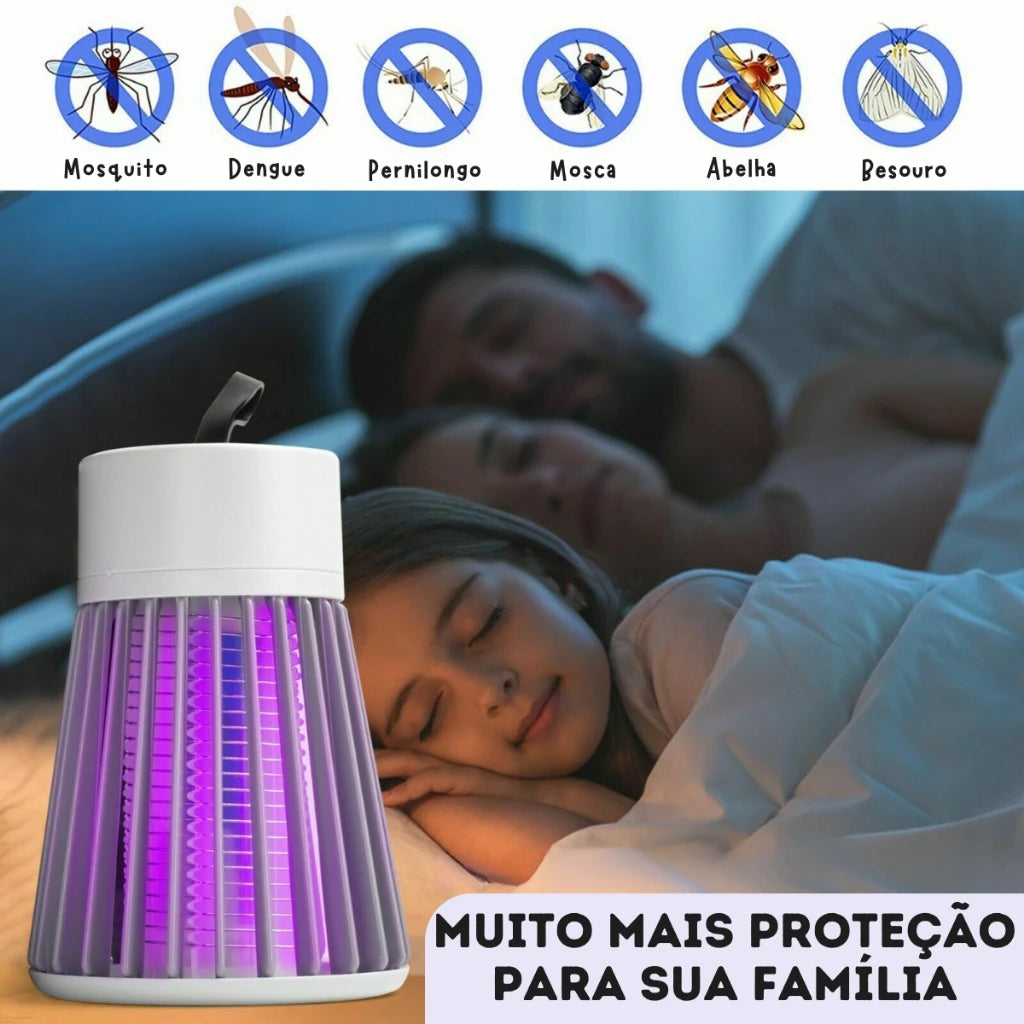 Lâmpada UV mata mosquitos