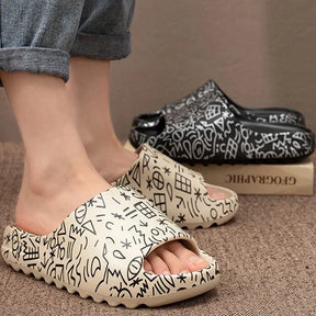 Chinelo Nuvem Slipper Grafitti